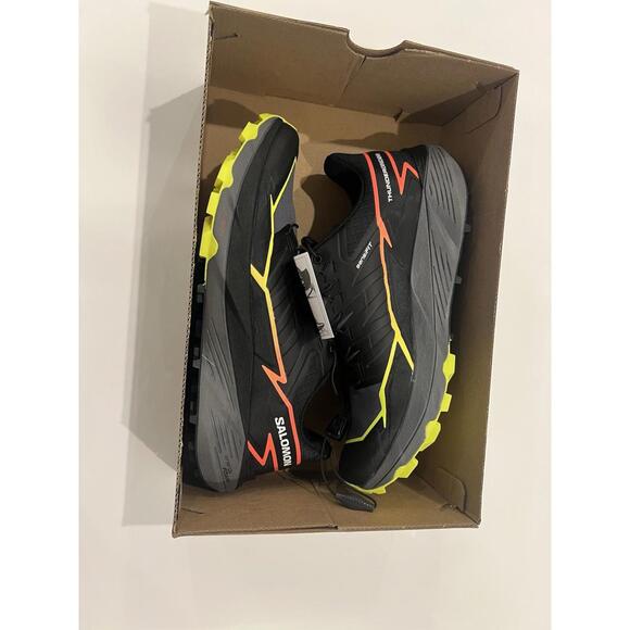 $139 SALMON Thundercross Men’s 11 Trail Running Shoes Black 472954 - Picture 9 of 15